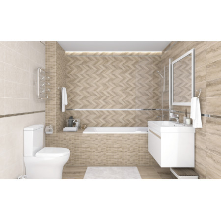 Мозаика MM60065 Декор Amber мозаичный микс 20х60