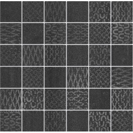 Керамогранит DD200820/MM Про Дабл чёрный мозаичный 30х30