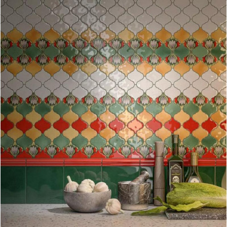 Плитка VT/A578/65000 Арабески Тоскана 2 глянцевый 6,5x6,5