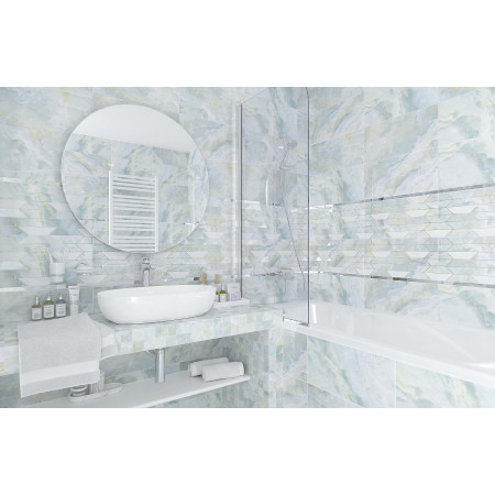 Мозаика MM34101 Sky Декор мозаичный голубой 25х25