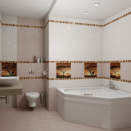 Плитка Бордюр рельефный Africa br1020D210-1 20х10