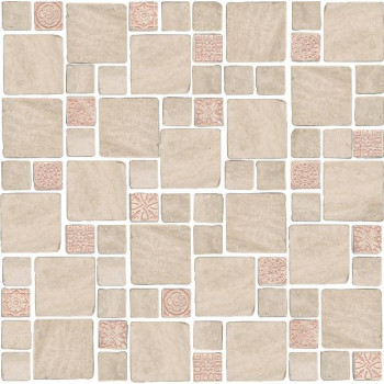 Мозаика MBD006 Риальто Антика 4 мозаичный бежевый светлый матовый 30х30