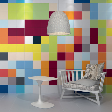 Плитка 5099 Калейдоскоп голубой 20x20