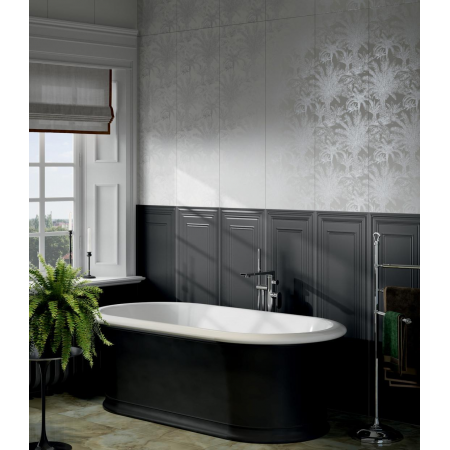 Плитка 14050R Синтра 1 структура черный матовый обрезной 40х120