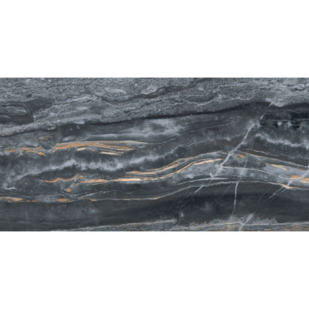 Керамогранит K946611LPR01VTEP Bergamo Антрацит Лаппато R9 Ректификат 30x60x0,9