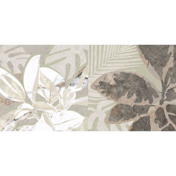 Керамогранит K949798LPR01VTEP Marble-Beton Декор Цветочный Лаппато R9 Ректификат 30x60x0,9