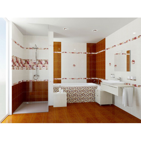 Плитка Бордюр Peony 4х25