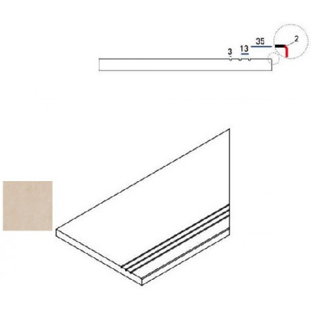 Керамогранит 620090000406 MAGNESIO BORDO GRIP DX 30x60