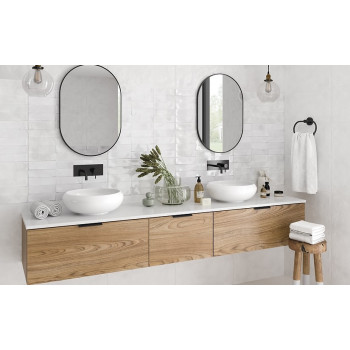 Плитка CSL524D Carly рельеф кирпичи декорированная светло-серый 29,8x59,8