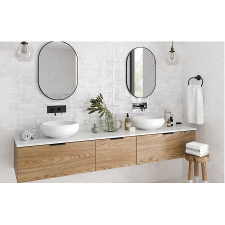 Плитка CSL524D Carly рельеф кирпичи декорированная светло-серый 29,8x59,8