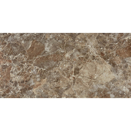 Керамогранит Paradiso Brown Kristal Parlak Nano Rectified 120x240