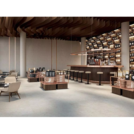 Керамогранит DD205620R/3BT Плинтус Про Лаймстоун бежевый светлый натуральный обрезной 60х9,5