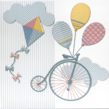 Плитка VT/A372/5009	Декор Бон Вояж Велосипед 20x20