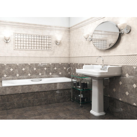 Плитка 16002 Мерджеллина коричневый 7,4х15х6,9