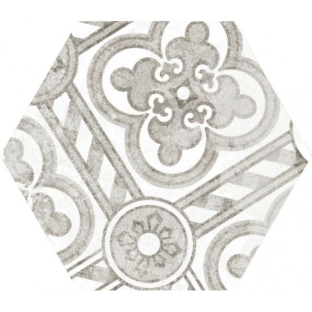 Керамогранит 22099 Hexatile Cement Garden Grey 17,5x20 (17 видов паттерна)