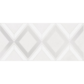 Плитка A15915 вставка Alrami ромбы серый 20x44