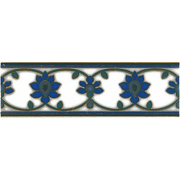 Плитка STG/A189/5155 Девоншир орнамент 20*6.3 бордюр