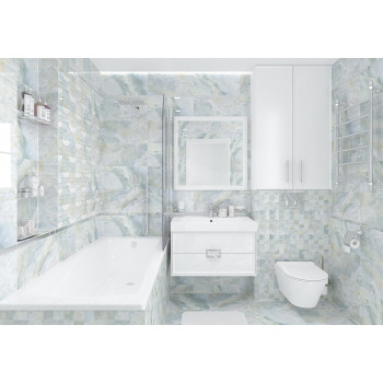 Мозаика MM34101 Sky Декор мозаичный голубой 25х25