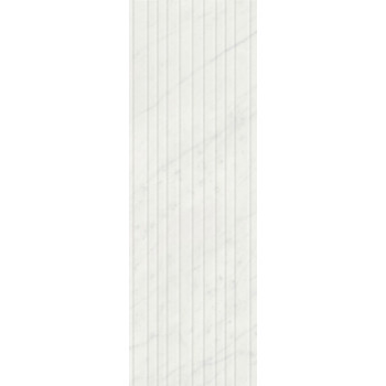 Плитка 12102R Борсари белый структура обрезной 25х75