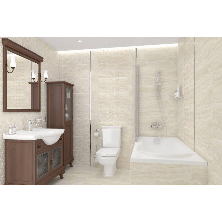 Плитка Декор Echo Elemental серый 30х60