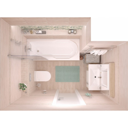 Керамогранит C-BN4R112D Botanica коричневый 42x42