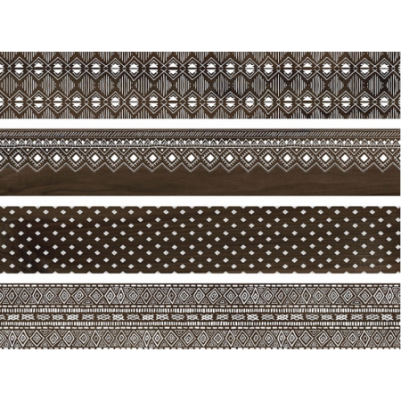 Керамогранит DL550400R Про Вуд коричневый декорированный обрезной 30x179