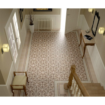 Керамогранит 20928 CAPRICE BURGUNDY BORDER 20x20