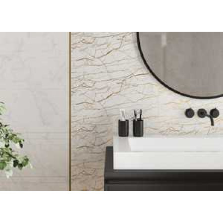 Плитка A15951 Металлический бордюр Metallic серебристый 0,5x75