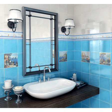 Плитка 5241 Капри голубой 20x20