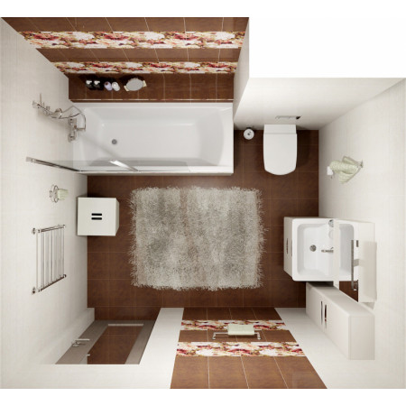 Плитка Декор Peony d12 12x12