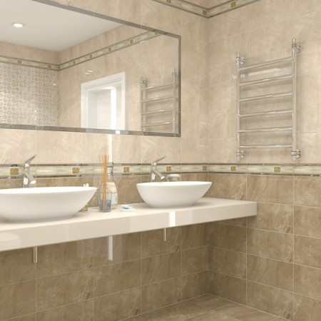 Плитка Бордюр Versus Chic серый 46-03-06-1335 4х40