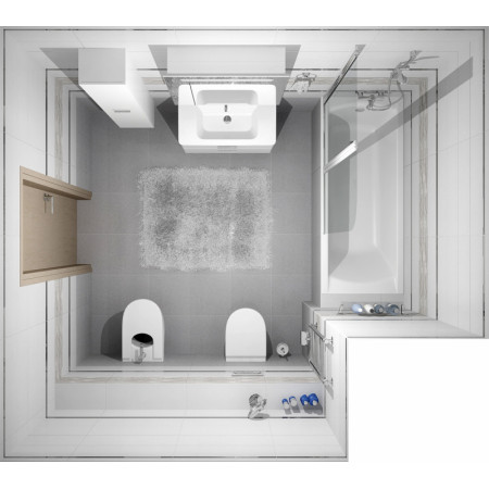 Плитка Vega серый рельеф 17-10-06-490 20х60