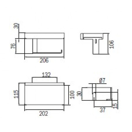 Держатель туалетной бумаги INDA INDISSIMA A88K5ACR