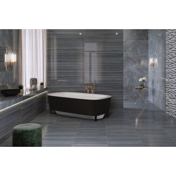 Керамогранит K948277LPR01VTE0 Serpeggiante Вставка коричневый 7.5х7.5