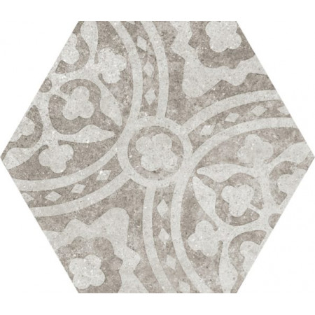 Керамогранит 22099 Hexatile Cement Garden Grey 17,5x20 (17 видов паттерна)