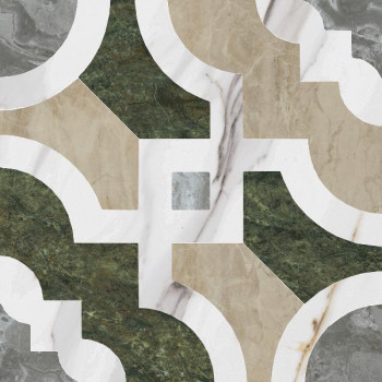 Керамогранит ID136 Риальто Нобиле 1 наборный лаппатированный 30x30