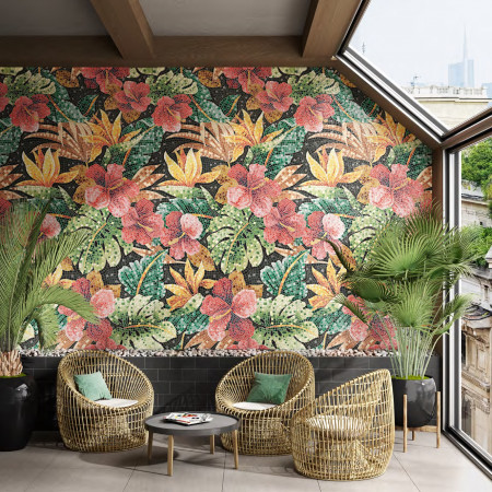 Керамогранит SG591102R Розелла серый декорированный лаппатированный 119.5*238.5