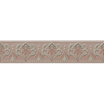 Плитка VT/B292/12000R Бордюр Фару розовый матовый обрезной 25х5,5