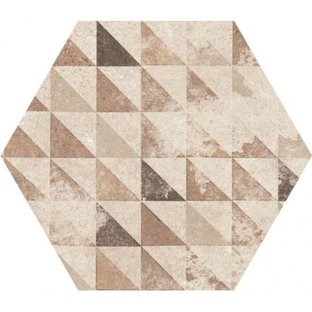 Керамогранит 22098 Hexatile Cement Garden Sand 17,5x20 (17 видов паттерна)