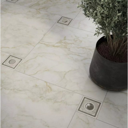 Плитка BLE026 Багет Кантата серый глянцевый 25x5,5