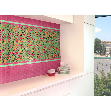 Мозаика 20061 Темари темно-розовый матовый 29,8х29,8