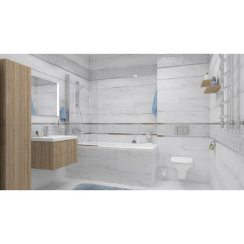 Плитка Pub белый узор 17-00-01-1196 20х60