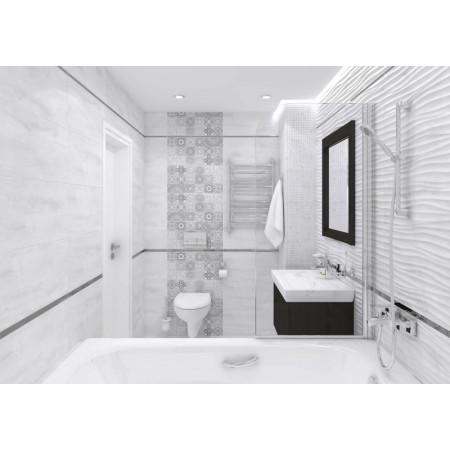 Плитка Декор Concrete Vimp тёмно-серый 30х60