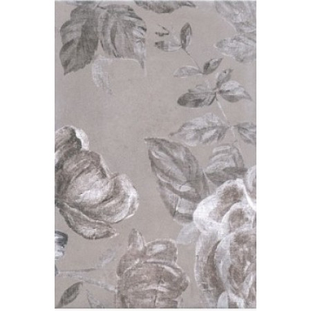 Плитка 8272/4x/3F Александрия серый 40х60, панно из 4 частей 20х30