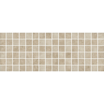 Плитка MM15149 Декор Монсанту мозаичный бежевый светлый глянцевый 15х40