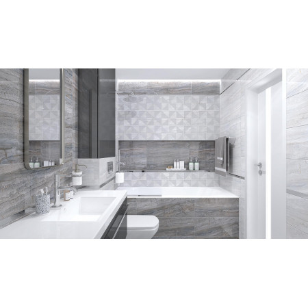 Плитка Moon серый 25х75