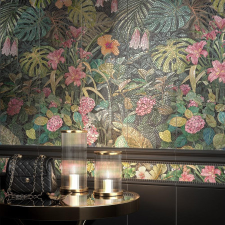 Плитка FMD034 Плинтус Альвао черный матовый 20x10