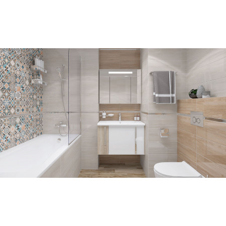 Плитка Oliver серый 20х50