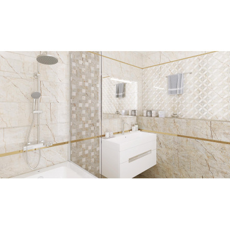 Плитка Siera бежевый 25х75