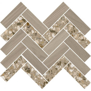 Мозаика T042/SG5269 Монтиони мозаичный коричневый светлый 34x35,5